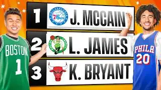 NBA Players Draft an ALL Time NBA Team (82-0 Challenge)