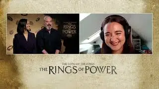 Lord Of The Rings: The Rings of Power Cynthia Addai-Robinson and Trystan Gravelle chat season two