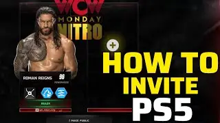 WWE 2K25 | How to Invite Friends on PS5 | How to Invite
