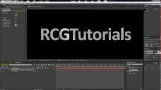After Effects Tutorial: Light Sweep Effect (Text Glint) -HD-