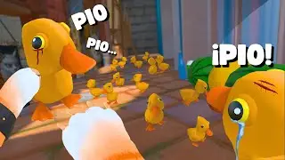 The CAT EATS the Ducklings - I Am a Cat VR