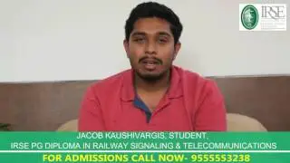 IRSE - PG Diploma in Railway Signaling In Telecommunications