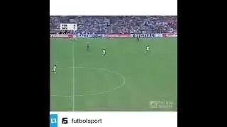 Ronaldinho`s first goal with FCBarcelona