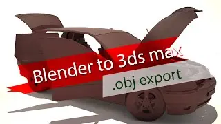 How to properly export to obj in blender