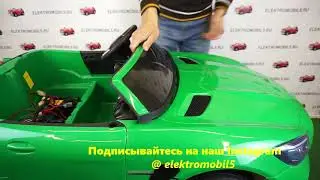 Инструкция как собрать детский двухместный электромобиль MERCEDES AMG GTR