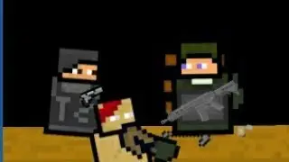 Сталкер пиксельная анимация