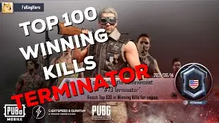 How to Reach Top 100 in Winning Kills for Region Terminator Title | PUBG MOBILE
