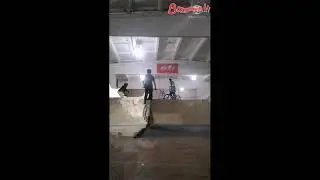 Езда задом на bmx. Объезд л всё на фейки в лучшем скейт парке московской области!
