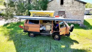 Vanagon Followed by DJI Mini 4 Pro