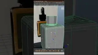 Serum Dropper Bottle Product Modeling Tutorial in Maya #mayatutorials #mayamodeling #shorts