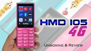 HMD 105 4G Keypad Phone Unboxing and Review with UPI, Multimedia under ₹2199/-