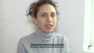 Dareen Abbas at Funen Printmaking Studio (March 2022)