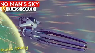 Rare Lilac S-Class Squid Ship in No Man's Sky