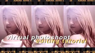 VIRTUAL PHOTOSHOOT TUTORIAL | EASY EDIT (PHONE ONLY)