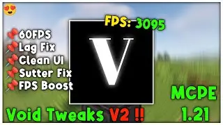 Void Tweaks V2 For Minecraft PE 1.21+🔥