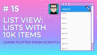 List View: List With 10k Items | Easy Flutter Tutorial Series For Beginners