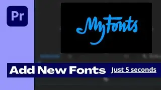 How to Add fonts in Adobe Premiere Pro CC || Add More Fonts in Premiere Pro || اردو / हिंदी