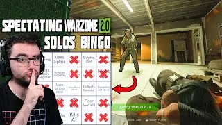 RIGGED? - Warzone 2 Solos Spectating BINGO