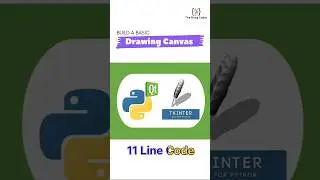 Drawing Canvas Building | Tkinter Python Project 