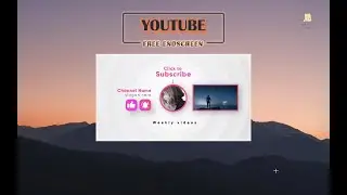 Today in the free stuff : Youtube end screen , for after effects