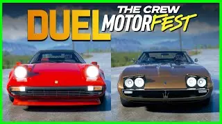 DUEL THE CREW MOTORFEST - FERRARI 308 GTS VS MASERATI GHIBLI SS COUPE