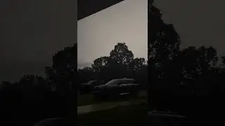 Awesome lightening storm | frogs singing and crickets chirping | Relaxing |