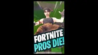When Fortnite Pros Die to Fall Damage! #shorts