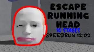 Roblox Escape Running Head 10 Stages Speedrun 