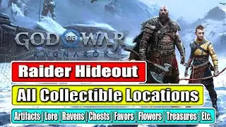 God of War Ragnarök | Raider Hideout Collectible Locations (Artifacts, Ravens, Chests, Etc.)