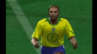 Brasil x Argentina - PES 4 (WE8) - PS2