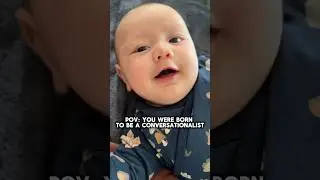 How talkative is our newborn? #baby #smartkid #fyp #foryou #foryoupage
