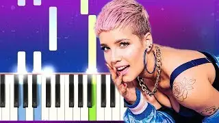 Halsey - Graveyard (Piano Tutorial)