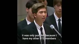 Love yourself, Accept youself, speak youself still thinking about Namjoons speech at UN back in 2008