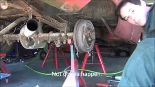 Replacing the rusty u bolts on the 66 F 100. Part 1