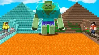 ZENGİN GÜVENLİ PİRAMİT VS FAKİR GÜVENLİ PİRAMİT! 😱 - Minecraft