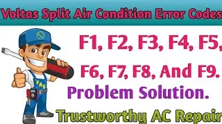 VOLTAS SPLIT AIR CONDITION ERROR CODES || VOLTAS AC ERROR CODE PROBLEM SOLUTION ||