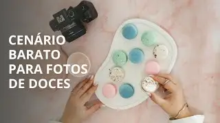 Fundos fotográficos baratos para doces e comida