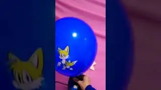 TAILS SONIC THE HEDGEHOG BALLOON INFLATION!!!