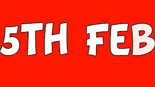 5th February Kashmir Day Text Animation