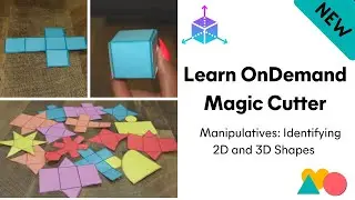 Learn OnDemand Magic Cutter- Manipulatives: Identifying 2D and 3D Shapes