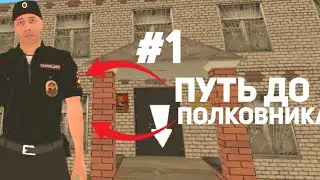 ПУТЬ ОТ РЯДОВОГО ДО ПОЛКОВНИКА УМВД БЛЕК РАША 1 СЕРИЯ // ПЕРВОЕ ПОВЫШЕНИЕ В УМВД //  CRMP MOBILE