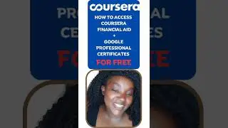 Get Google certificates for free on coursera, the entire video is on my page. 