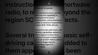 SCP-1643 - The City and the Tower