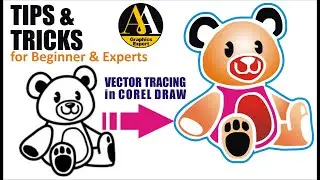 Amazing Bitmap Image Tracing  in CorelDraw | Vector Tracing in CorelDraw by Amir Academy