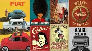 Many VINTAGE POSTERS from all over the WORLD