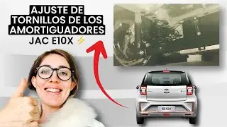 REPARACIÓN DE SONIDO DE ALGO FLOJO EN LA PARTE TRASERA DE JAC E10X vehículo eléctrico ⚡️