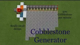 How to make unlimited cobblestone generator in Minecraft pe (Pocket edition)