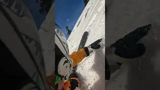 Эпичное падение на горных лыжах