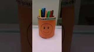 DIY Pen stand #diy #craft #artandcraft #papercraft #paper #easy #kids