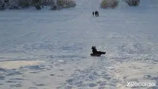 Кто куда ,а мы кататься на ватрушках ❄️❄️❄️